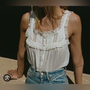 Doen Fidella Top in Salt - Medium